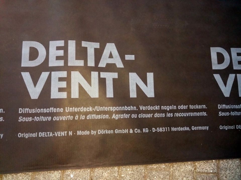 43 m Unkraut-Vlies * Delta Vent N * Unterspannbahn * NEU! in Vechelde