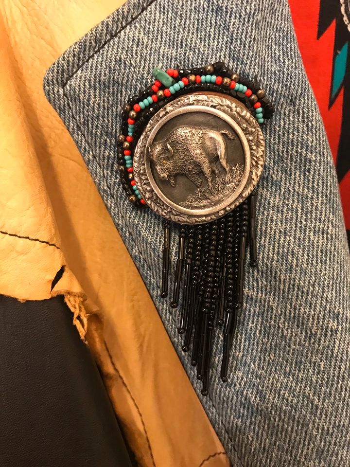 Damen Indianer Jacke Handarbeit aus USA in Stuttgart