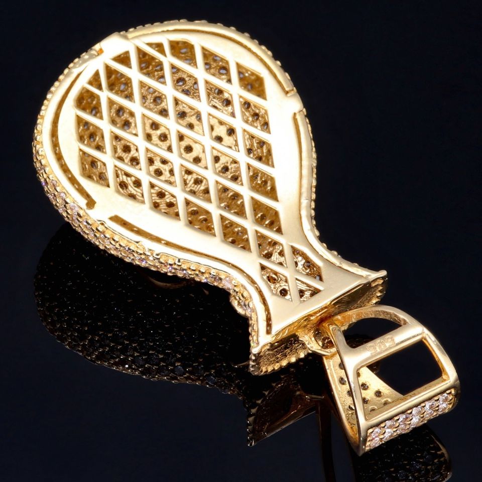 Geldbeutel Geldsack $$ Anhänger 585 14K ECHT GOLD Zirkoniabesatz Goldanhänger ICED OUT NEU Schmuck Geschenk Idee Weihnachten weitere Artikel auf sensburg-aurum in Berlin