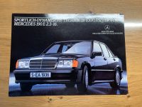Mercedes W201 190E 2.3-16 Prospekt 1983 zur Vorstellung selten Bayern - Landshut Vorschau