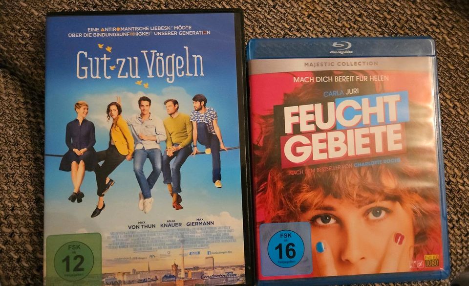 Blu Ray Feuchtgebiete und DVD Gut zu Vögeln in Bochum