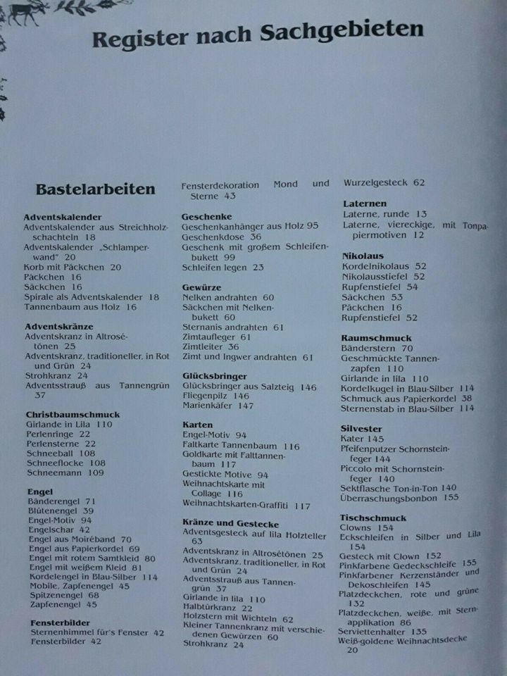 Das große Weihnachtsbuch-Basteln-Backen-Kochen-Singen in Störnstein