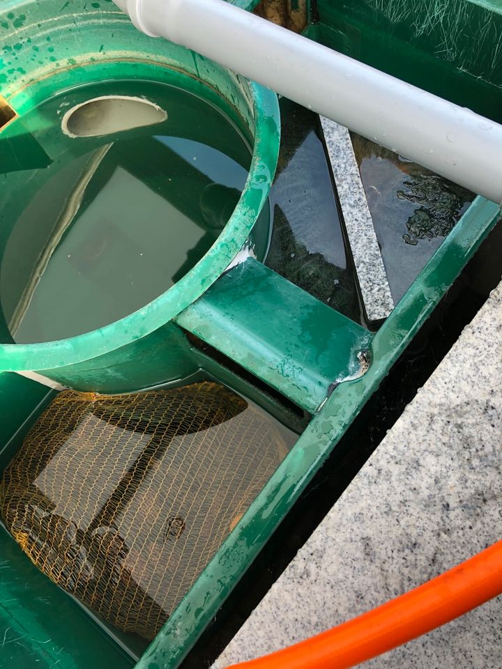 Koi Teich GFK Filteranlage Pumpe Luftpumpe Teichauflösung Fische in Kreuzau