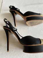 Sexy Abendschuh von Greymer schwarz gold, Gr.38 Hessen - Bürstadt Vorschau