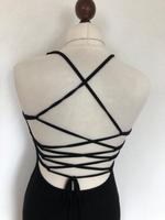 TOONZSHOP Kleid 36 S 38 M schwarz Bänder Rücken Gothic Goa Burglesum - Lesum Vorschau