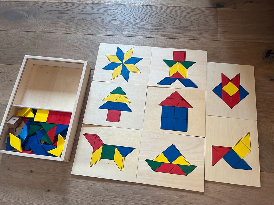 Tangram Legespiel in Holzbox in Isernhagen