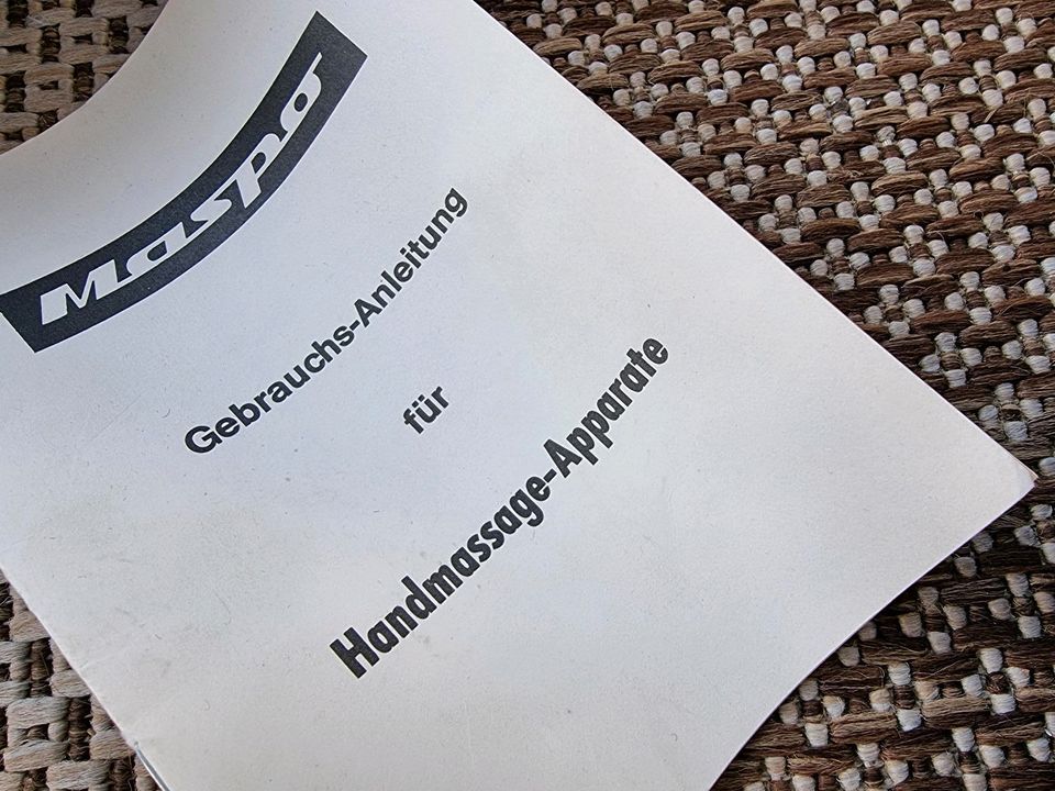 Maspo Standard Massagegerät , mit 5 Aufsätze in Marktoberdorf