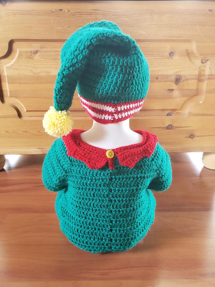 Baby Weihnachtsoutfit, Baby Weihnachten gehäkelt *handmade* in Maintal