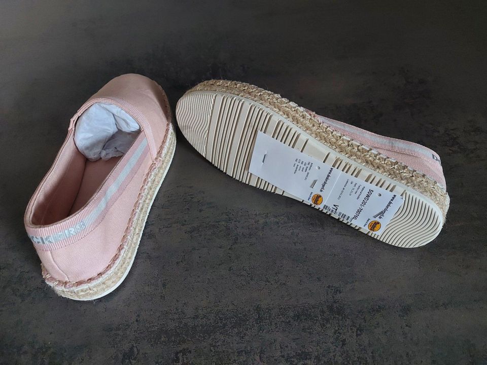 Neue Dockers 50WD201-700760 Damen Espadrilles rosa Gr. 37 in Buttenwiesen