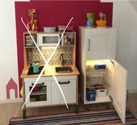 DIY Kühlschrank als Ergänzung zur Ikea Kinderküche. Neuwertig. Niedersachsen - Amelinghausen Vorschau