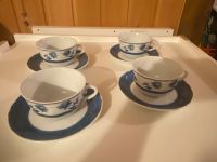 Geschirr blau gemustert Tasse Untertasse Teetasse Küche Tassen Niedersachsen - Syke Vorschau