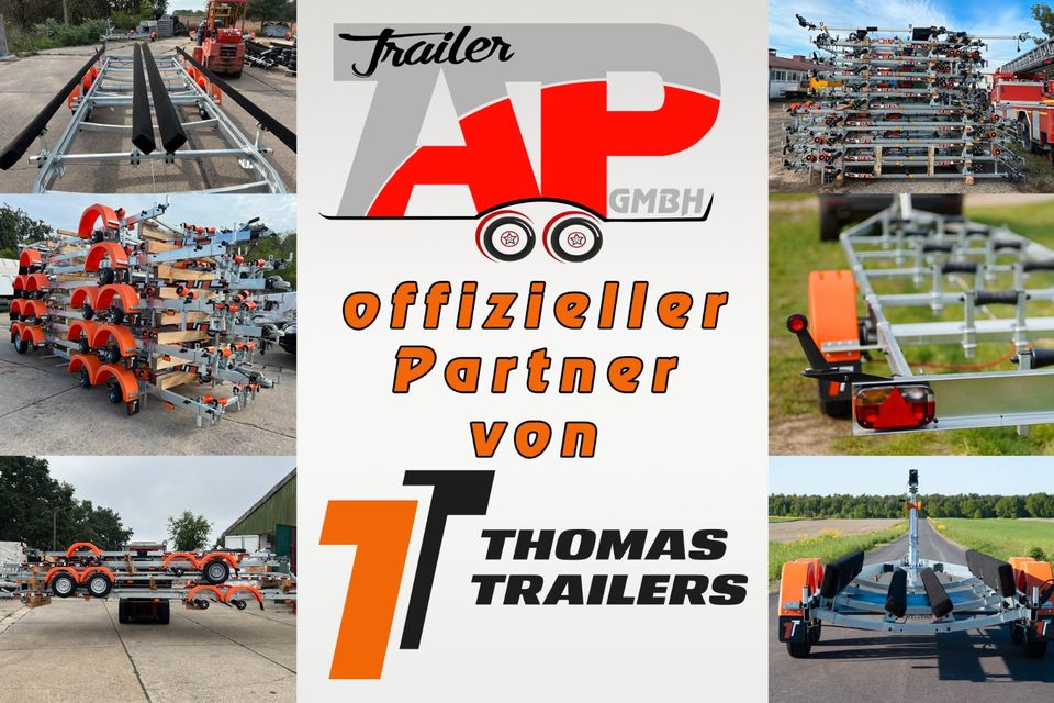 Thomas Trailers Bootstrailer / Bootsanhänger 3500 KG / 100 Km/h / bis ca 9 M Länge  *BLACKEDITION* in Lübben