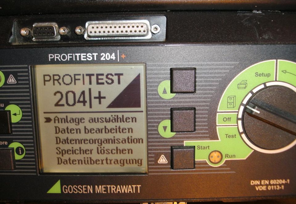 Gossen Metrawatt Profitest 204+ Prüfgerät EN60204-1 VDE 0113-1 in Karlsruhe