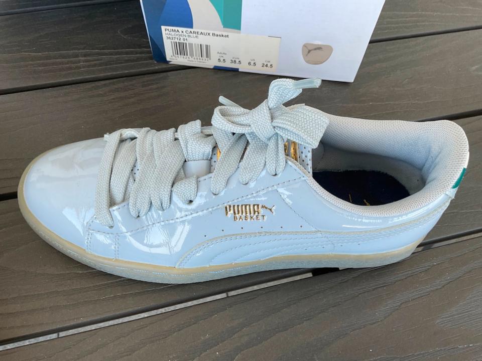 Puma Basket Sneaker 38 5Lackleder hellblau Gr. in Bochum Bochum Sudwest kleinanzeigen