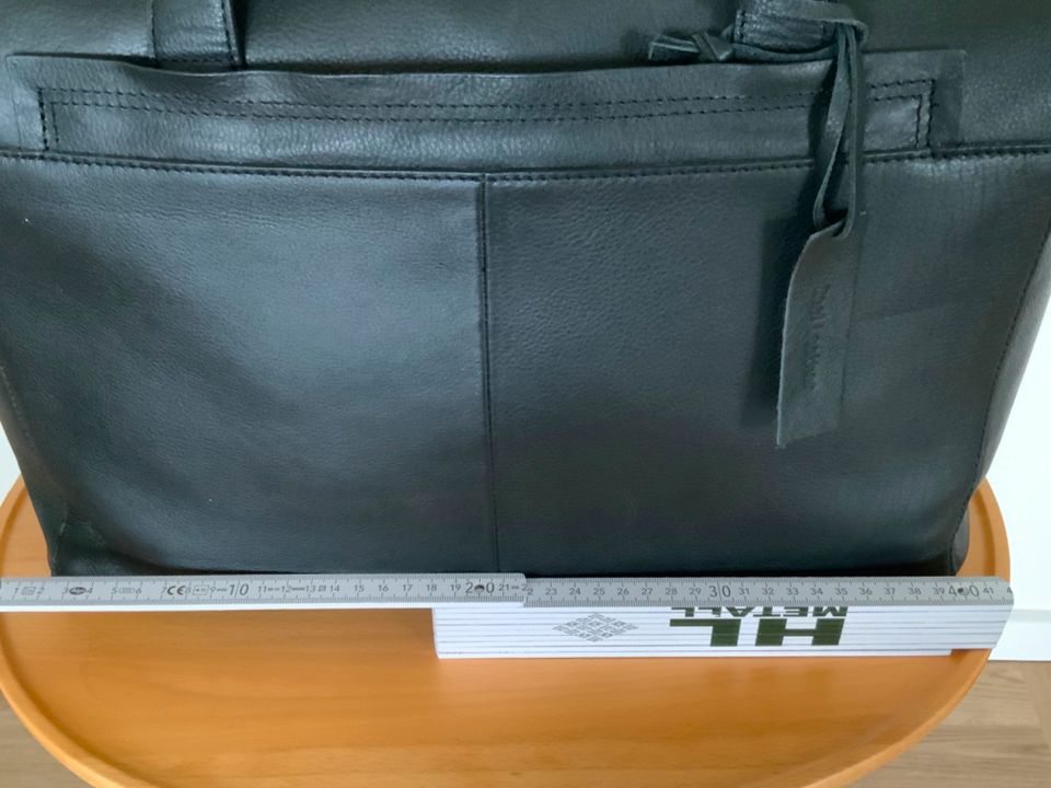 Business-/Laptop-/Notebook-/Akten-Tasche - Leder - schwarz - Zign in Edemissen