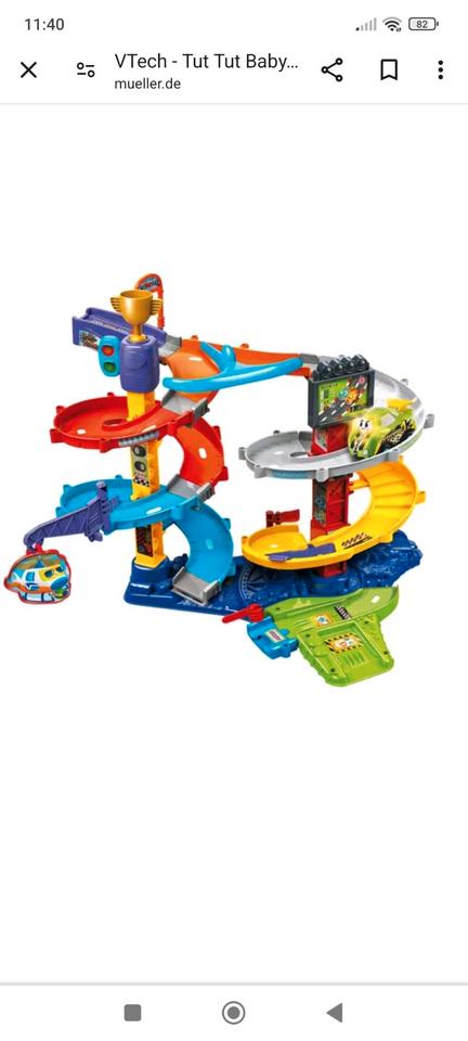 VTech - Tut Tut Baby Flitzer - 2-in-1-Turboturm mit 4 Fahrzeugen in Weilheim i.OB