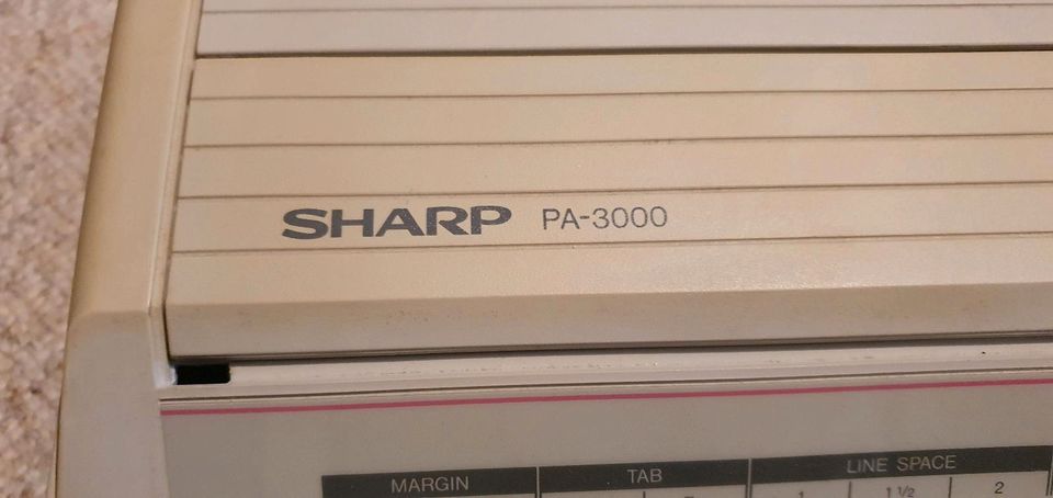 Sharp PA-3000 / Schreibmaschine in Freiburg im Breisgau