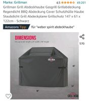 Grill Abdeckhaube u.a. für Weber etc. Nordrhein-Westfalen - Kierspe Vorschau