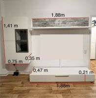 Set One by Musterring Wohnwand in weiß-3 teilig inkl. Beleuchtung Nordrhein-Westfalen - Lüdenscheid Vorschau