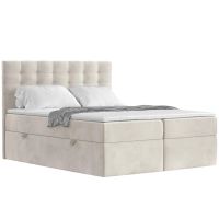 Boxspringbett 140 x 200 cm, 2 x Bettkasten, Beige, Samt Hessen - Wetzlar Vorschau