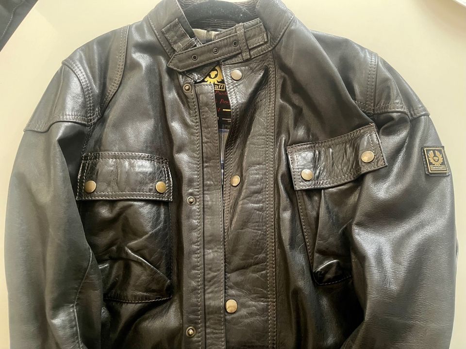 *Belstaff* Lederjacke Hyena Trialmaster Gr. 38 (44 ital.) schwarz in Frankfurt am Main