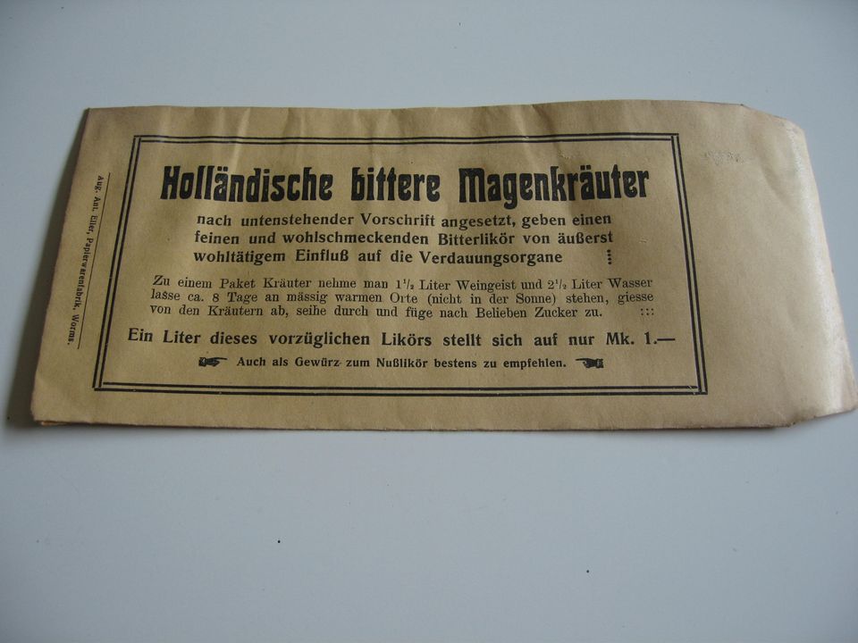 Antike Schachteln Apotheke Jugendstil Werbung 2 WK Kolonialwaren in Würzburg