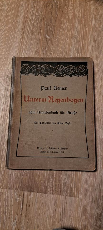 Märchenbuch für Große von 1901,,Unterm Regenbogen" in Twistringen