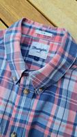 Wrangler Herren Sommer Hemd Größe M L 50 blau rot regular Bayern - Burgau Vorschau