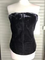 Schwarz Samt Top Corsagentop Corsage L 40 XL 42 Zara Gothic Nordrhein-Westfalen - Werl Vorschau