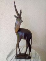Afrikanische Antilope  (Handarbeit aus Holz) Niedersachsen - Braunschweig Vorschau