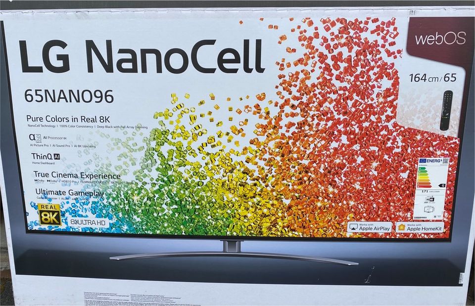 LG Nanocell 8k 65 Zoll mit Garantie und Rechnung in Maintal