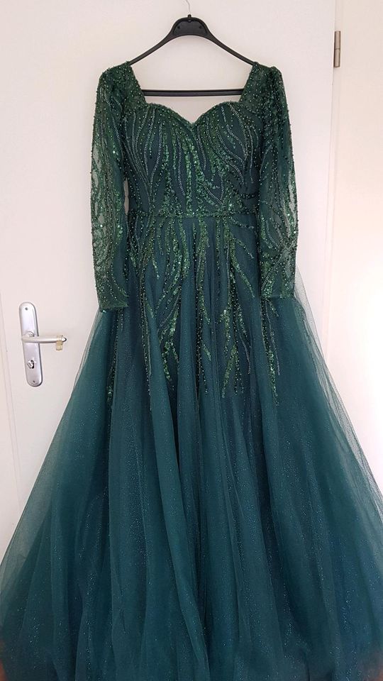 Verlobungskleid Kinalik Hennakleid Ballkleid Elbise Smaragdgrün in Hamburg