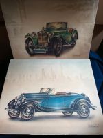 Wandbild Oldtimer Bilder Auto M.G. 1937 Ford 1934 Leipzig - Connewitz Vorschau