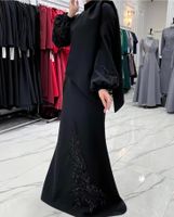 Beige Abendkleid Elegant Galakleid Hijab Tesettür Abiye Niedersachsen - Melle Vorschau