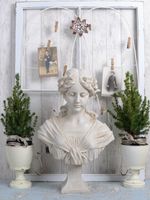 Jugendstil Büste Shabby Chic Mädchenkopf Gartenfigur cw215 Nordrhein-Westfalen - Gelsenkirchen Vorschau