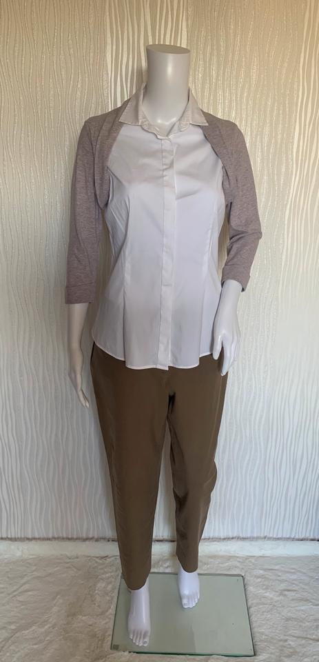 Weiße Bluse im 2 Teiler Optik von Brunello Cucinelli Gr. M in München