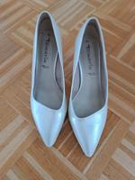Brautschuhe Hochzeitsschuhe Brautpumps Tamaris Größe 41 Bayern - Augsburg Vorschau