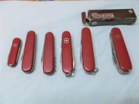 6 Schweizer Messer Victorinox, versch. Modelle,tlw. mit Werbelogo Rheinland-Pfalz - Gierschnach Vorschau