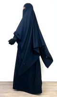 Khimar mit 2 Spitzen Hijab Abaya Niqab Whool Peach NEU dunkelblau Bayern - Buchloe Vorschau