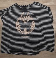 Gina Benotto T-Shirt Shirt schwarz weiß kurzarm 52 54 XXL Niedersachsen - Moormerland Vorschau