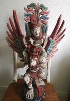 Vishnu sitzt auf Garuda Skulptur Holzfigur handmade Hamburg Barmbek - Hamburg Barmbek-Süd  Vorschau