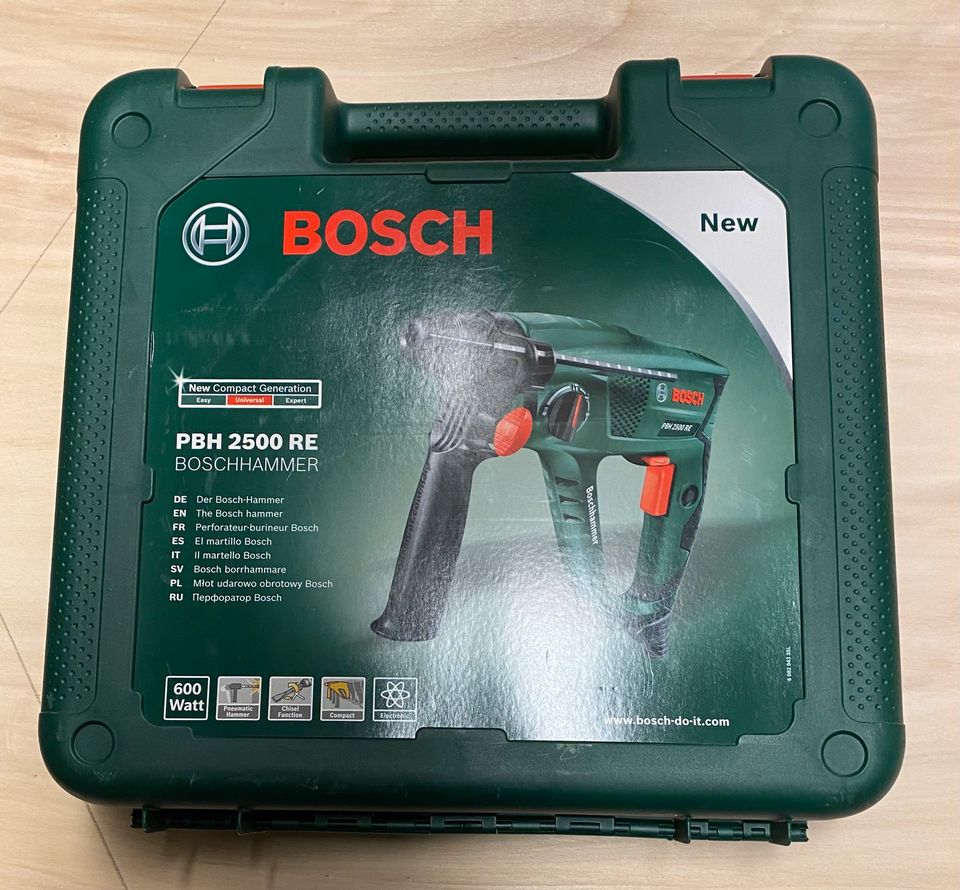 Bohrmaschine / Bohrhammer Bosch PBH 2500 RE - neuwertig in Kempten