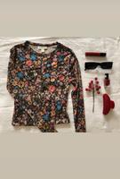 TOPSHOP langarm mesh shirt Blumen floral sehr gut bunt Nürnberg (Mittelfr) - Südstadt Vorschau