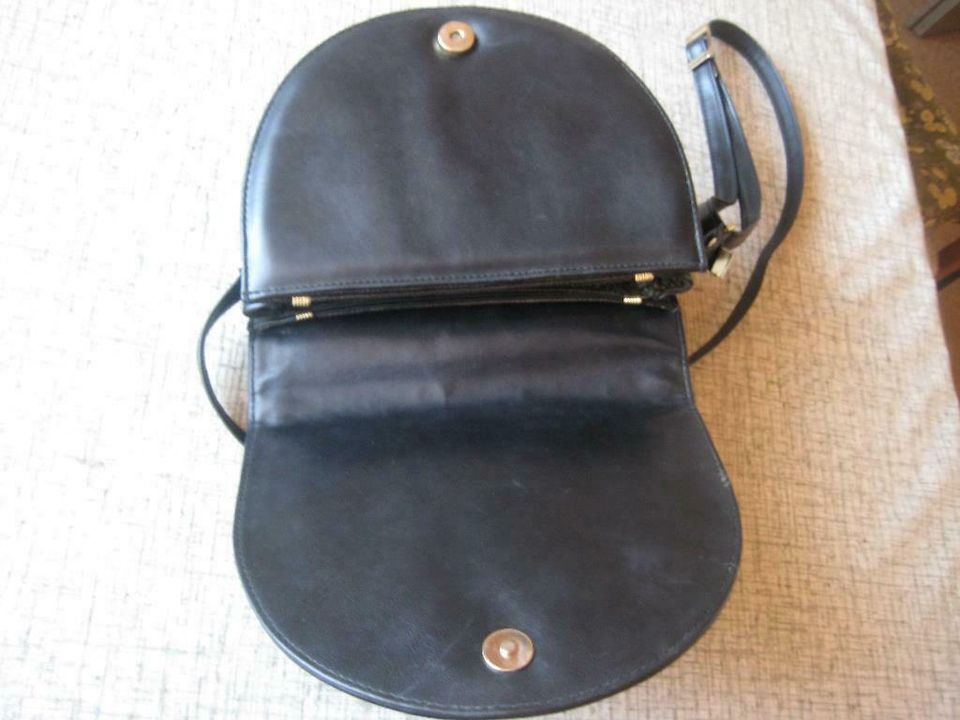 Handtasche PETERS BAG schwarz mit verstellb.Schulterriemen in Böhmenkirch