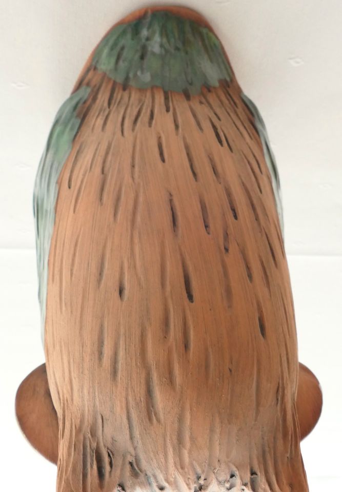 Frühjahr Eule 19 cm aus Keramik Handarbeit in Germering