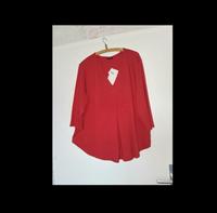 Bluse Shirt blusenshirt basicbluse Tunika 42 44 XL v ausschnitt Sachsen - Mülsen Vorschau