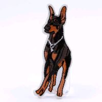 Aufnäher "Dobermann / Hund" Schleswig-Holstein - Henstedt-Ulzburg Vorschau