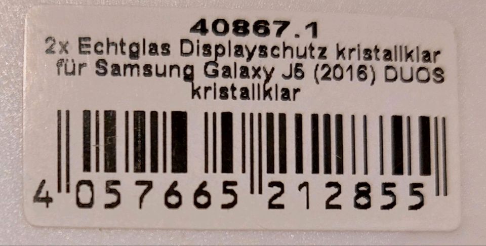 Displayschutz 2x Echtglas für Samsung Galaxy J6 in Bockenem