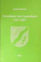 Josef Schwarz-Einwohner von Lauterbach 1707-1907(1981) Saarbrücken-West - Klarenthal Vorschau