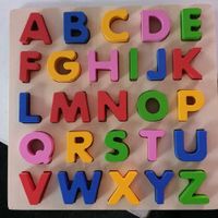 Holzpuzzle/ Zahlenpuzzle Holz Buchstaben ABC, Alphabet Nordrhein-Westfalen - Kerpen Vorschau